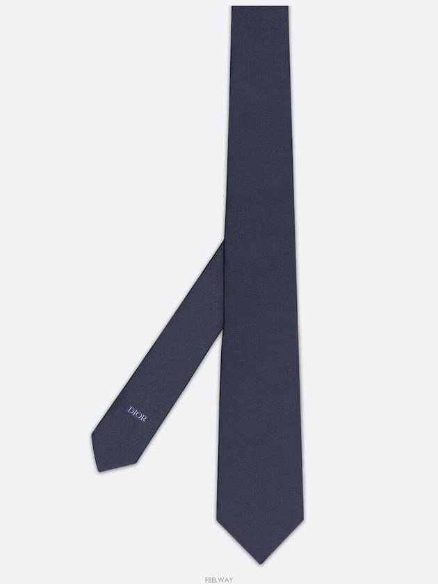 Cravat Charm Neck Tie Navy - DIOR - BALAAN 3