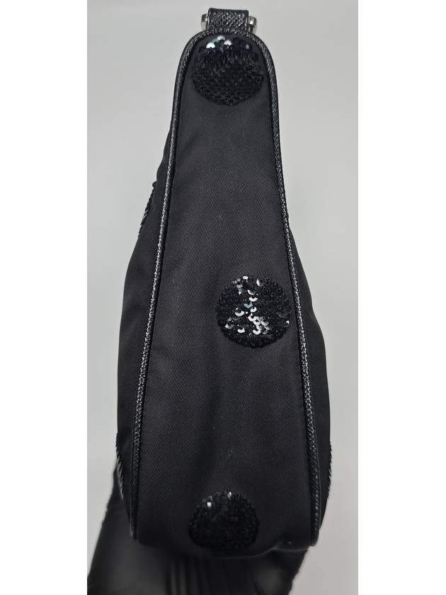 Re edition sequin polka dot nylon shoulder bag - PRADA - BALAAN 4