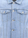 Classic Collar Denim Jacket Blue - BRUNELLO CUCINELLI - BALAAN 4