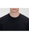 Men's Lens Wappen Diagonal Sweatshirt Black - CP COMPANY - BALAAN 7