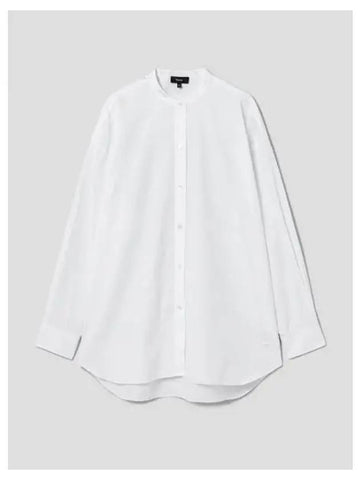 Women s Cotton Coralis Oversized Shirt Blouse Southern White Domestic Product - THEORY - BALAAN 1