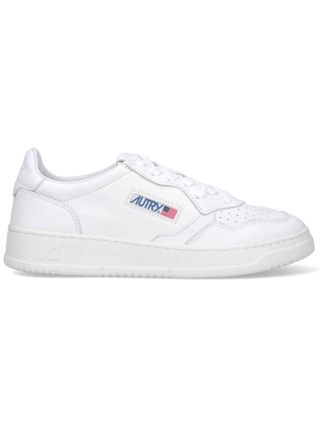 Medalist Logo Patch Low Top Sneakers White - AUTRY - BALAAN 2