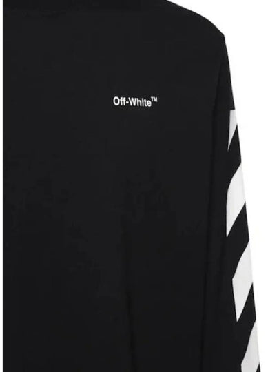 Offwhite logoprint sleeve Diag cottonjersey Tshirt - OFF WHITE - BALAAN 2