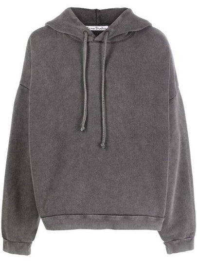 Logo Patch Hoodie Dark Grey - ACNE STUDIOS - BALAAN 2