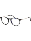 Eyewear Round Eyeglasses Black - TOM FORD - BALAAN 9