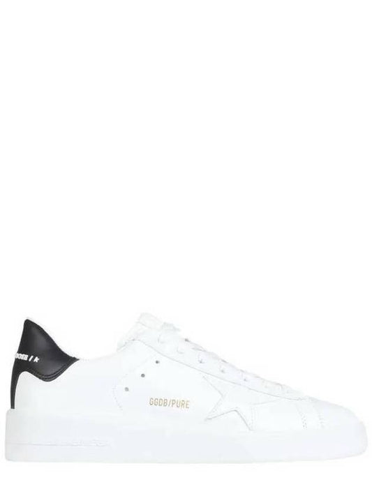 Women's Black Tab Purestar Low Top Sneakers White - GOLDEN GOOSE - BALAAN 2