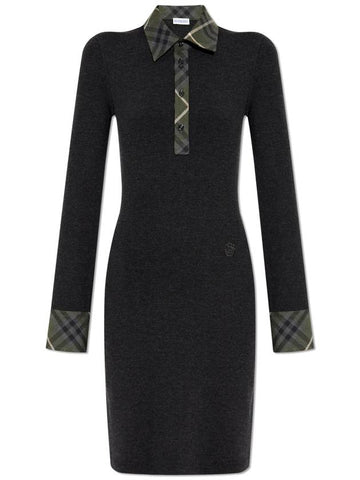 Burberry Wool Dress, Women's, Black - BURBERRY - BALAAN 1