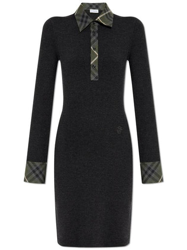 Burberry Wool Dress, Women's, Black - BURBERRY - BALAAN 1