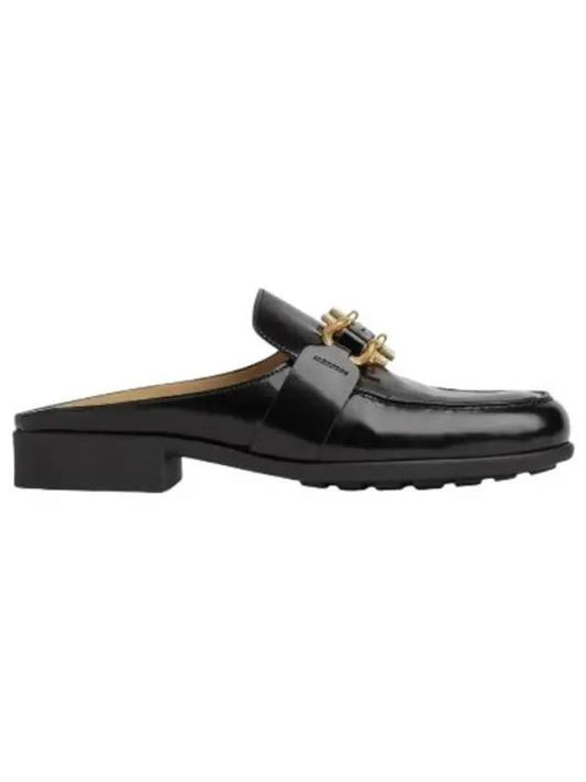 monsieur loafers black flats shoes - BOTTEGA VENETA - BALAAN 1