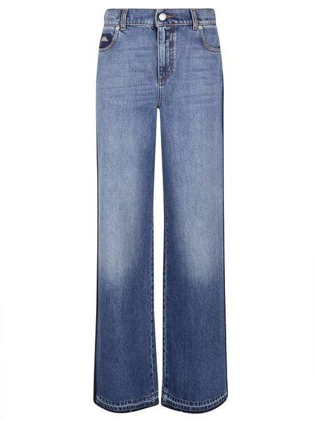 Denim Straight Pants 775894 QMABJ 4109 WORN WASH - ALEXANDER MCQUEEN - BALAAN 1