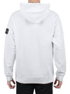 Compass Logo Patch Hoodie White - STONE ISLAND - BALAAN 5