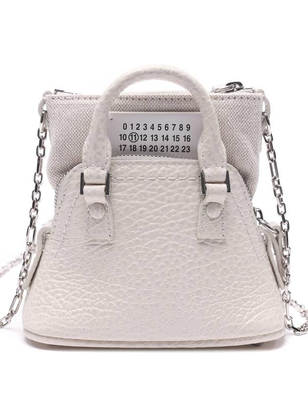 5AC Classic Baby Shoulder Bag Greige - MAISON MARGIELA - BALAAN 3