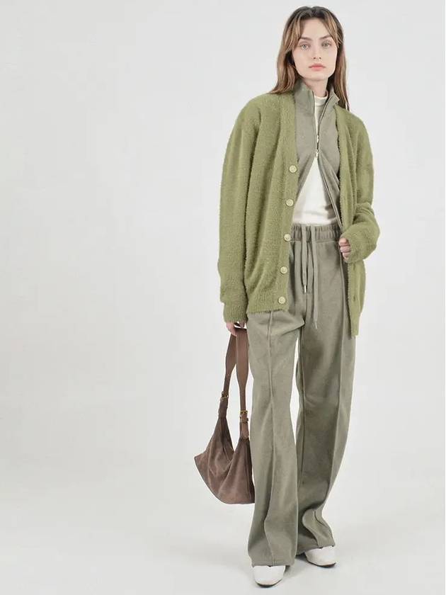 Ribbed Knit String Pants Khaki - CHANCE'S NOI - BALAAN 8