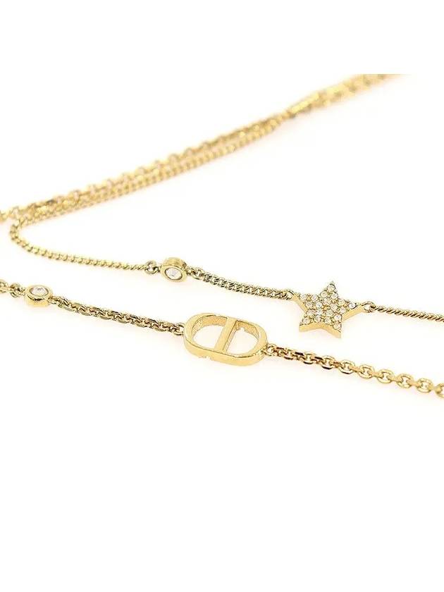 Petit CD Double Necklace Gold - DIOR - BALAAN 4