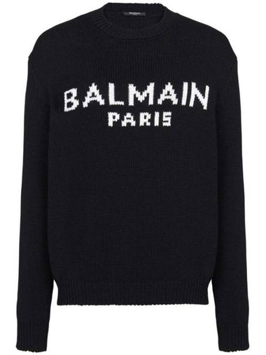 Sweater DH1KD000KG97 EAB Black - BALMAIN - BALAAN 1