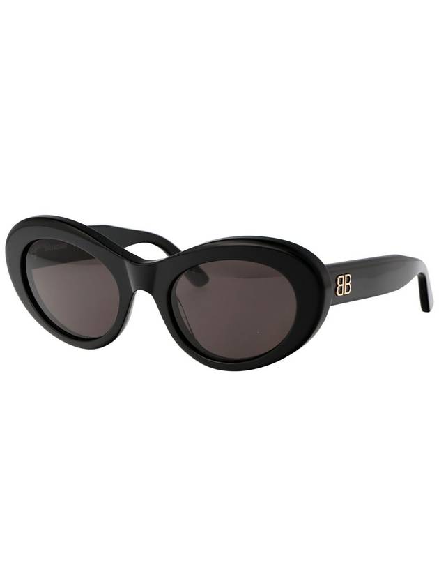 Eyewear Logo Decorated Round Frame Sunglasses BB0294S - BALENCIAGA - BALAAN 3