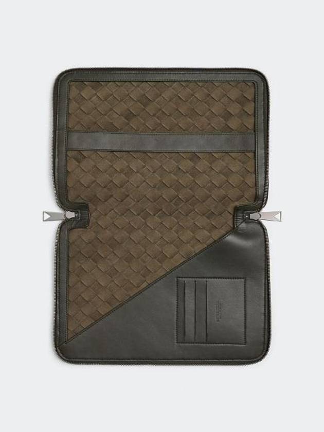 Classic Intrecciato Zipper Clutch Bag Camping - BOTTEGA VENETA - BALAAN 3