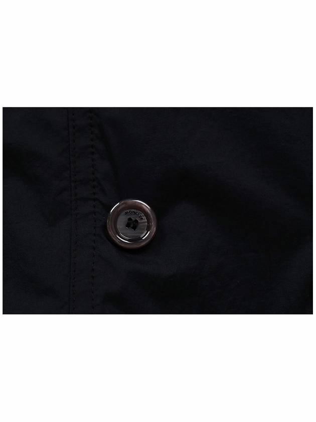 Deva Nylon Trench Coat Black - MONCLER - BALAAN.