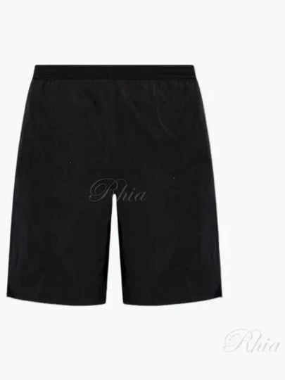 Logo Swim Shorts Black - AMI - BALAAN 2