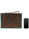 Paisley Clutch Beck Brown - ETRO - BALAAN 7