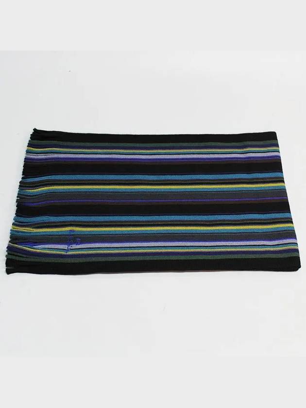 PS Bi Muffler Scarf M2A 151F N146 79 BLACK - PAUL SMITH - BALAAN 3