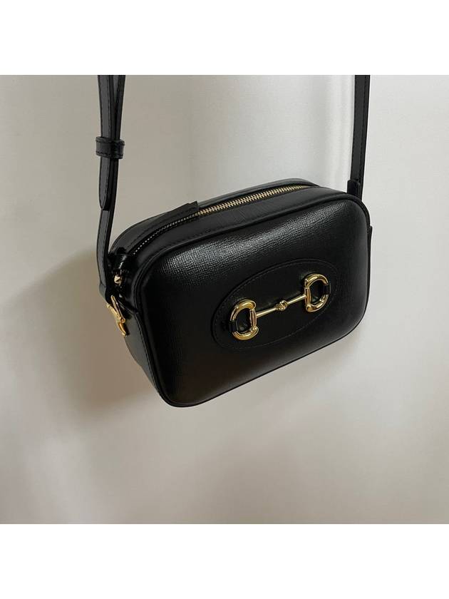 Horsebit 1955 Small Shoulder Bag Black - GUCCI - BALAAN 5