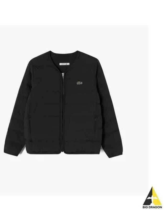 Women s Lightweight Down Jumper Black - LACOSTE - BALAAN 1