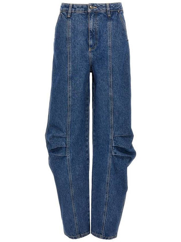 Rotate Birger Christensen 'Twill Cargo' Jeans - ROTATE - BALAAN 1