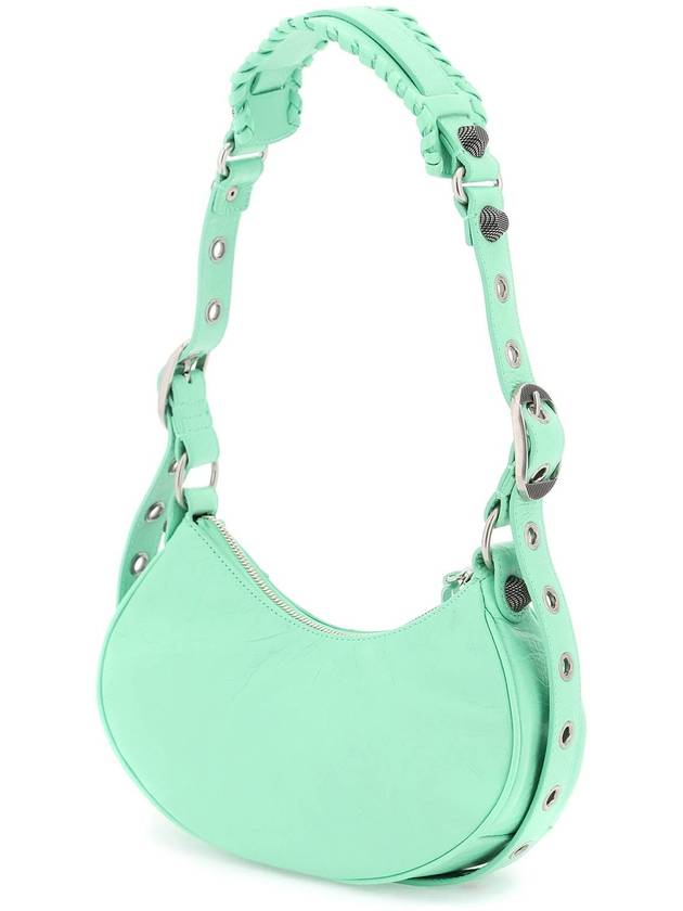 Le Cagole XS Lambskin Shoulder Bag Light Green - BALENCIAGA - BALAAN 3