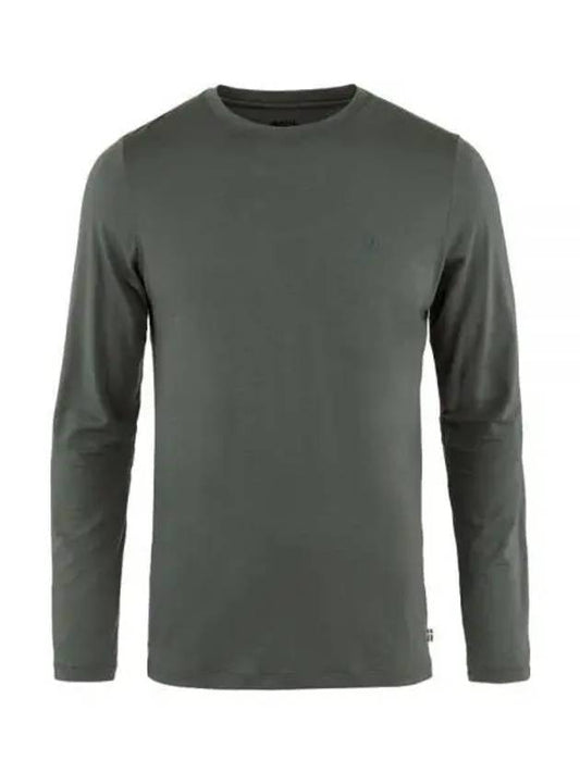 Men s Abisko Wool LS T shirt 87194050 M ARCTIC GREEN - FJALL RAVEN - BALAAN 1