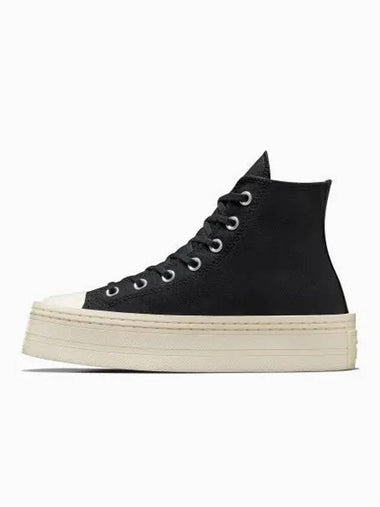 Chuck Taylor All Star Modern Lift Platform High Top Sneakers Black - CONVERSE - BALAAN 1