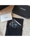 Silver CC Logo Caviar Card Wallet Black - CHANEL - BALAAN 9