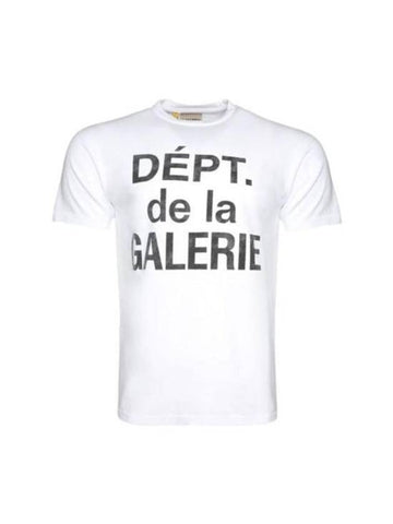 Short Sleeve T Shirt DDLG 1030 WHTE White - GALLERY DEPT. - BALAAN 1