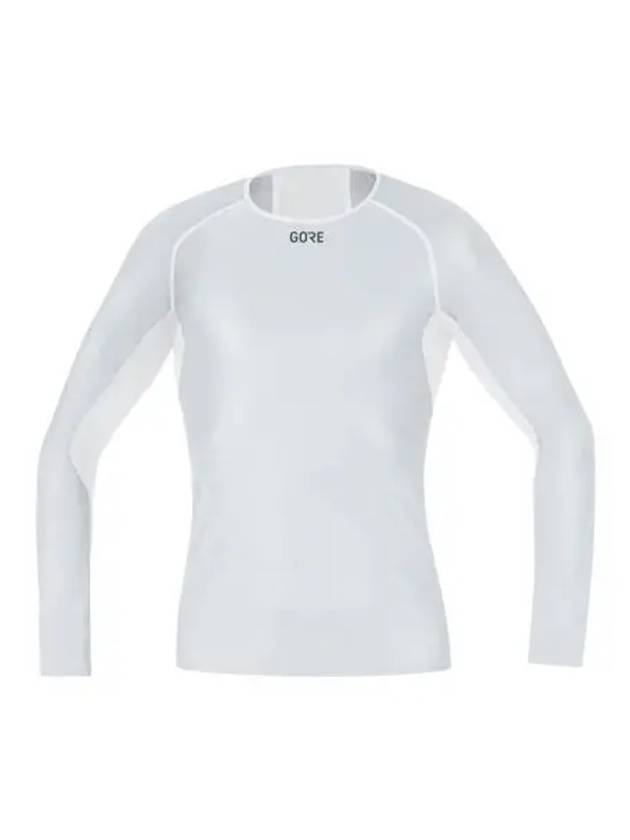 GOREWEAR M Base Layer Wind Stopper Long Sleeve White Men s Windproof - GOGORR - BALAAN 1