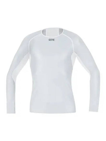 GOREWEAR M Base Layer Wind Stopper Long Sleeve White Men s Windproof - GOGORR - BALAAN 1