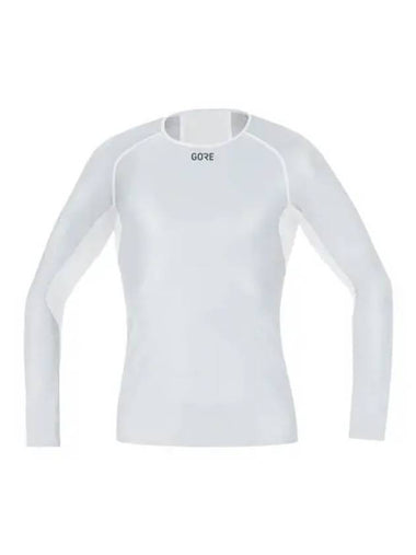 GOREWEAR M Base Layer Wind Stopper Long Sleeve White Men s Windproof - GOGORR - BALAAN 1