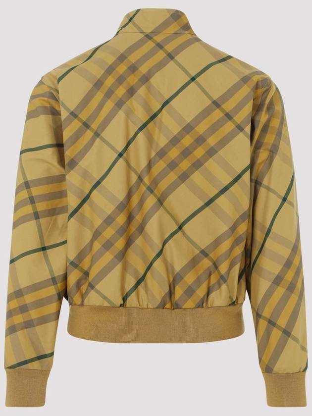 Check Bomber Jacket Yellow - BURBERRY - BALAAN 3