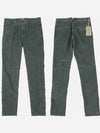 Corduroy Skin Fit Jeans Green - INCOTEX - BALAAN 2