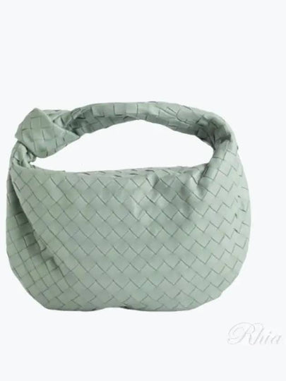 Teen Jodie Intrecciato Leather Tote Bag Mint - BOTTEGA VENETA - BALAAN 2