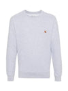 Fox Head Patch Regular Sweatshirt Light Grey Melange - MAISON KITSUNE - BALAAN 3