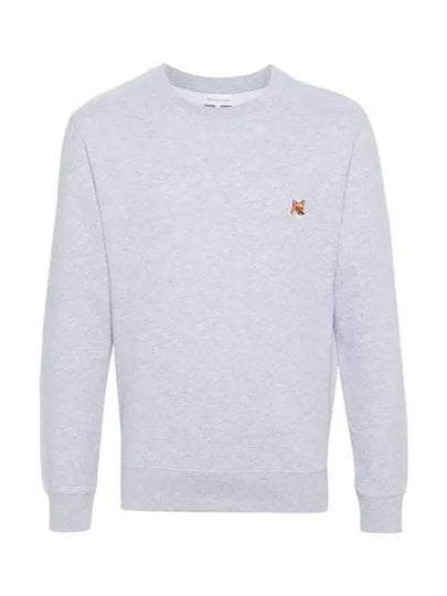 Fox Head Patch Regular Sweatshirt Light Grey Melange - MAISON KITSUNE - BALAAN 2