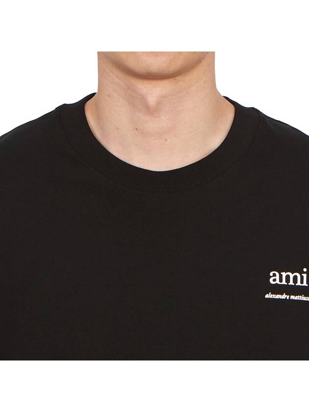 Alexandre Mattiussi Short Sleeve T-Shirt Black - AMI - BALAAN 6