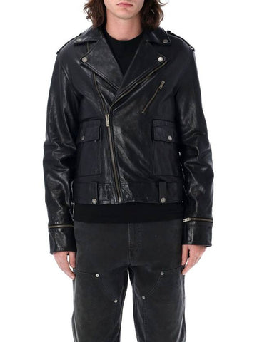 Leather Biker jacket - GOLDEN GOOSE - BALAAN 1