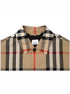 Check Nylon Jacket Beige - BURBERRY - BALAAN 4