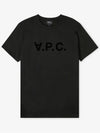 VPC Logo Organic Cotton Short Sleeve T-Shirt Black - A.P.C. - BALAAN 3