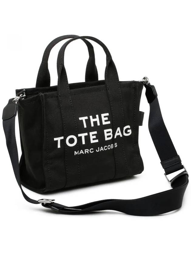 Logo Canvas Small Tote Bag Black - MARC JACOBS - BALAAN 5