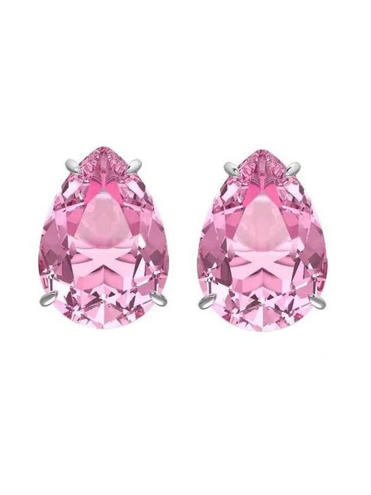 Zema Stud Lolop Earrings Pink - SWAROVSKI - BALAAN 1