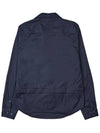 Metropolis Long Sleeve Shirt Navy - CP COMPANY - BALAAN 3