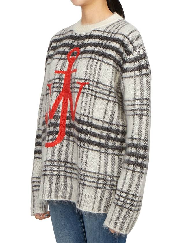 23 fw Tartan Check Wool Blend Jumper KW1006YN0222903 B0030449784 - JW ANDERSON - BALAAN 5