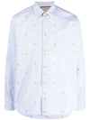 Cotton Long Sleeve Shirt White - GUCCI - BALAAN 2